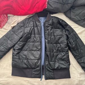 lululemon athletica Black Bomber Jacket